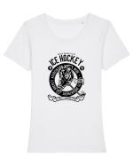 Ice Hockey Championship Black Tricou mânecă scurtă guler larg fitted Damă Expresser