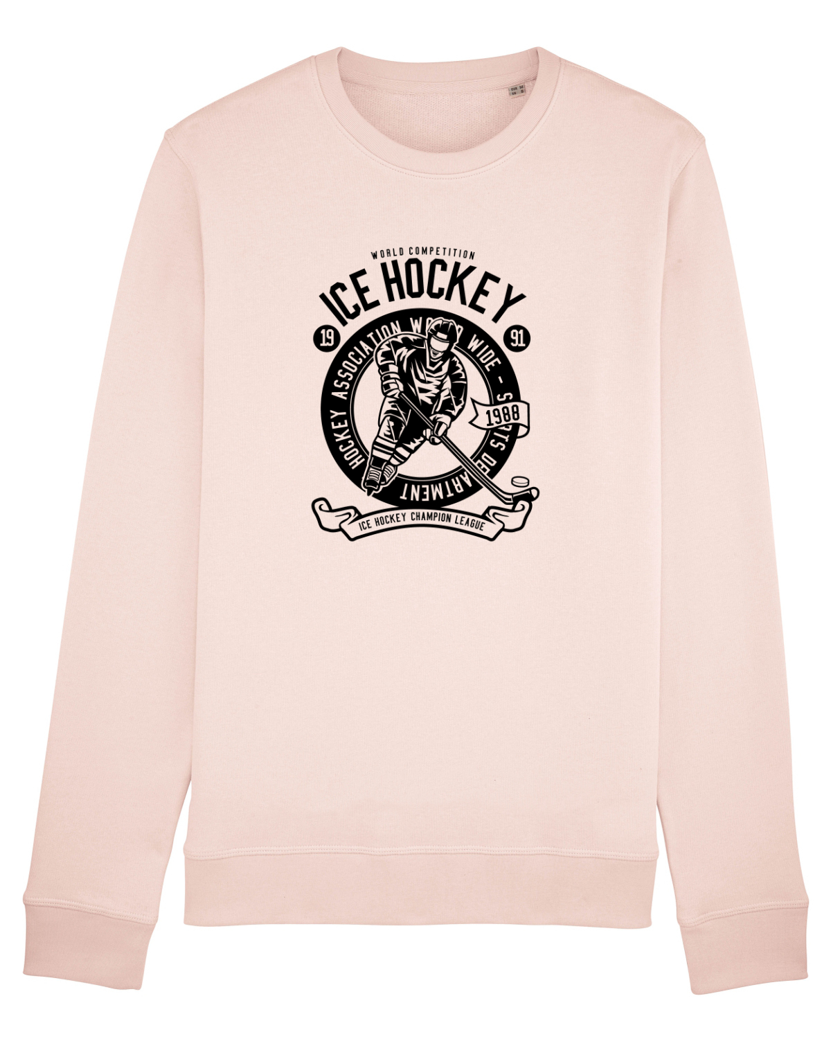 Bluză mânecă lungă Unisex Rise Candy Pink