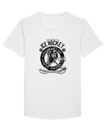 Ice Hockey Championship Black Tricou mânecă scurtă guler larg Bărbat Skater