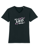 LEO Tricou mânecă scurtă guler V Bărbat Presenter