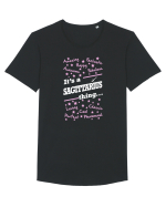 SAGITTARIUS Tricou mânecă scurtă guler larg Bărbat Skater