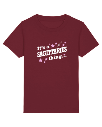 SAGITTARIUS Burgundy