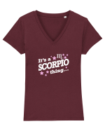 SCORPIO Tricou mânecă scurtă guler V Damă Evoker