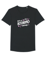 SCORPIO Tricou mânecă scurtă guler larg Bărbat Skater