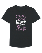 SCORPIO Tricou mânecă scurtă guler larg Bărbat Skater