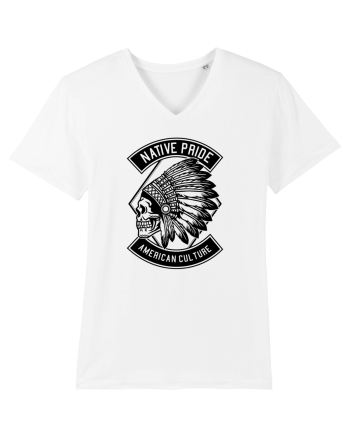 Indian Skull Black White