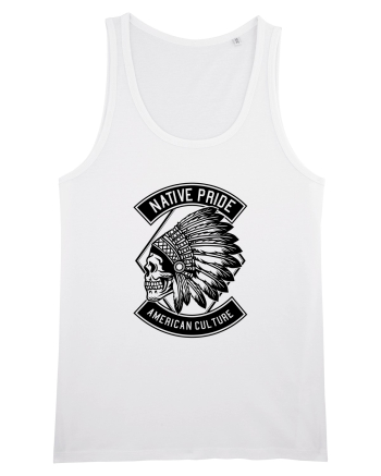 Indian Skull Black White