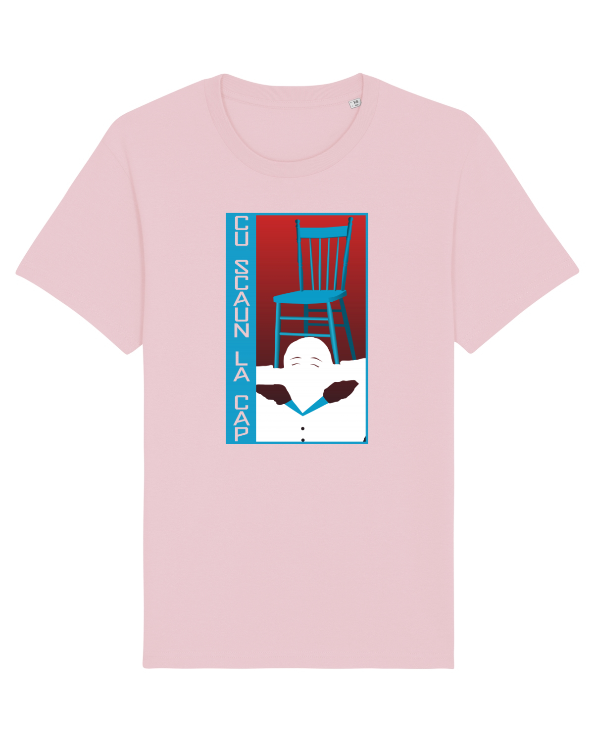 Tricou mânecă scurtă Unisex Rocker Cotton Pink