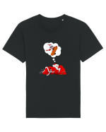 Mos Craciun Viseaza ca se da cu placa! Snowboarding Tricou mânecă scurtă Unisex Rocker