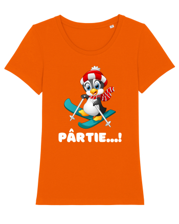 Pârtie... schior Incepător! Feriți-vă! Bright Orange