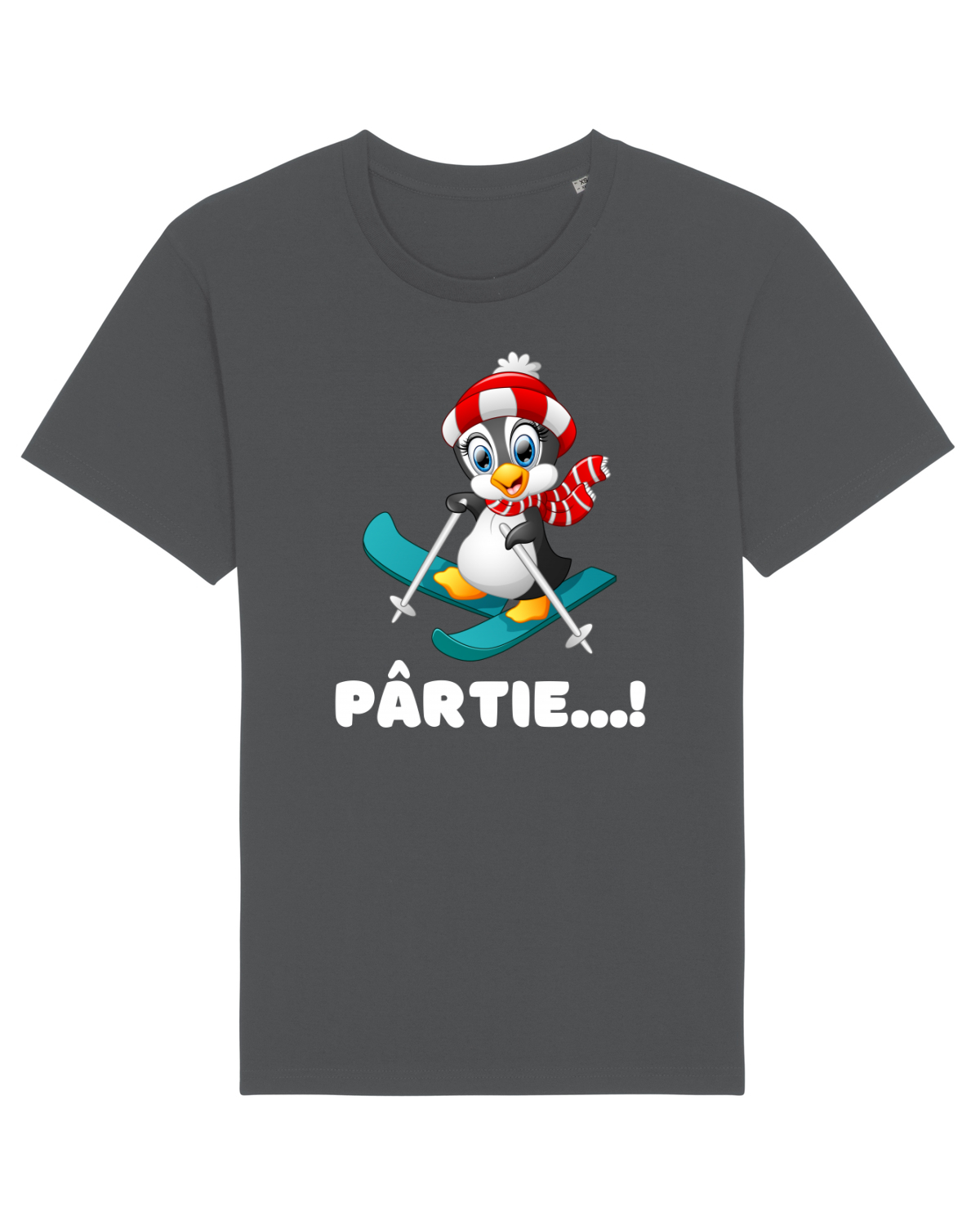 Tricou mânecă scurtă Unisex Rocker Anthracite