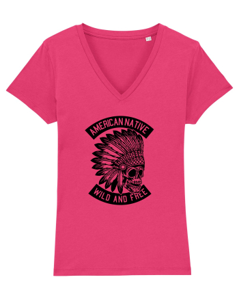 American Native Skull Black Raspberry