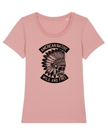 American Native Skull Black Canyon Pink