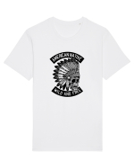 American Native Skull Black Tricou mânecă scurtă Unisex Rocker