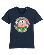 Mintea la cap Tricou mânecă scurtă guler V Bărbat Presenter