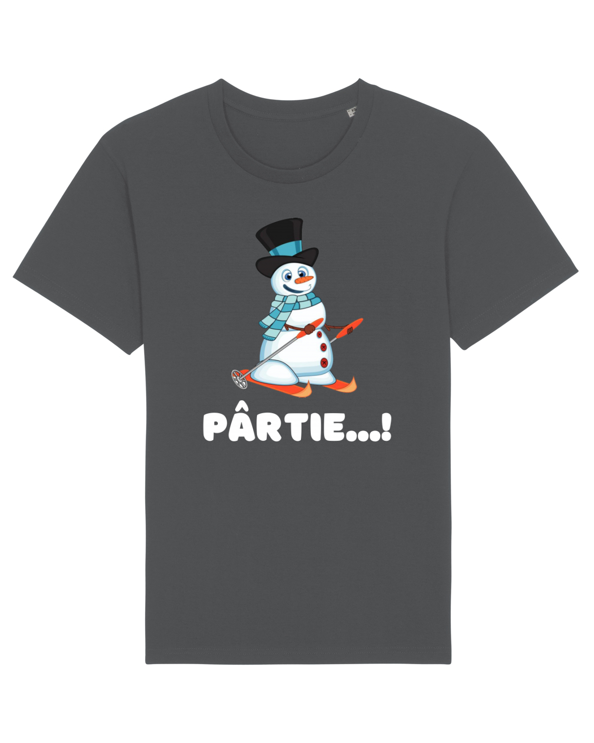Tricou mânecă scurtă Unisex Rocker Anthracite