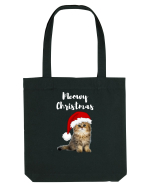 Merry Christmas...? Nu... Meowy Christmas!! Sacoșă textilă