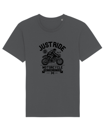 Just Ride Black Motorcycle Anthracite