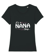 NANA Tricou mânecă scurtă guler larg fitted Damă Expresser