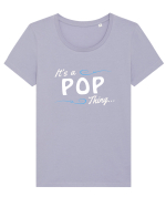 POP Tricou mânecă scurtă guler larg fitted Damă Expresser