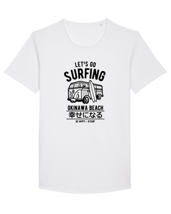 Go Surfing Okinawa Black White