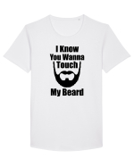 BEARD Tricou mânecă scurtă guler larg Bărbat Skater