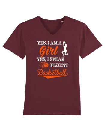 BASKETBALL GIRL Burgundy