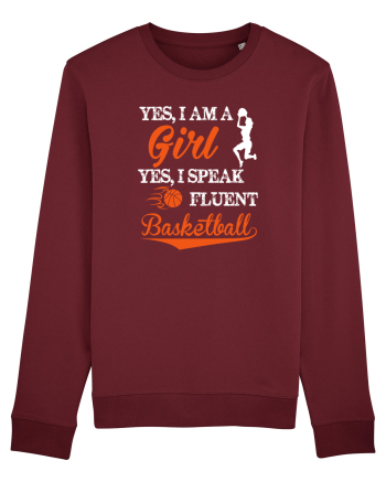 BASKETBALL GIRL Burgundy