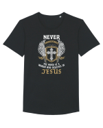 jesus Tricou mânecă scurtă guler larg Bărbat Skater