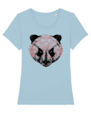 Angry Panda Sky Blue
