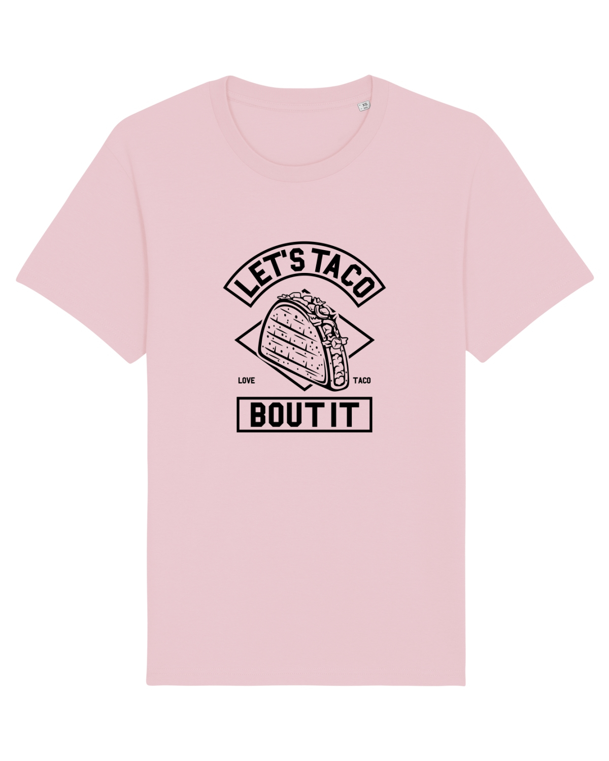 Tricou mânecă scurtă Unisex Rocker Cotton Pink