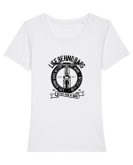 Life Behind Bars Bike Black Tricou mânecă scurtă guler larg fitted Damă Expresser