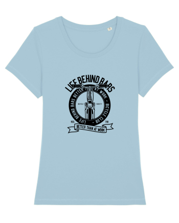 Life Behind Bars Bike Black Sky Blue