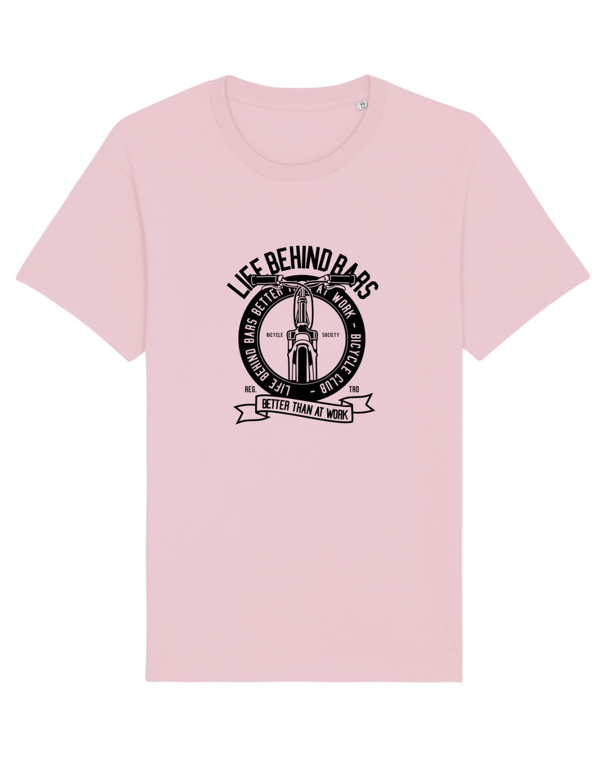 Tricou mânecă scurtă Unisex Rocker Cotton Pink
