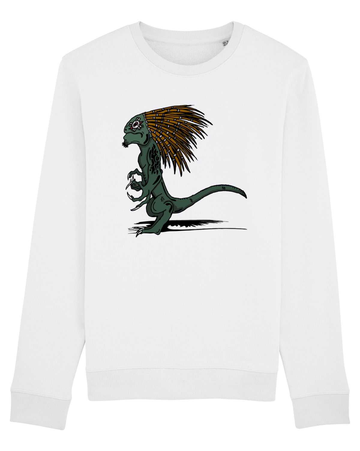 Bluză mânecă lungă Unisex Rise White