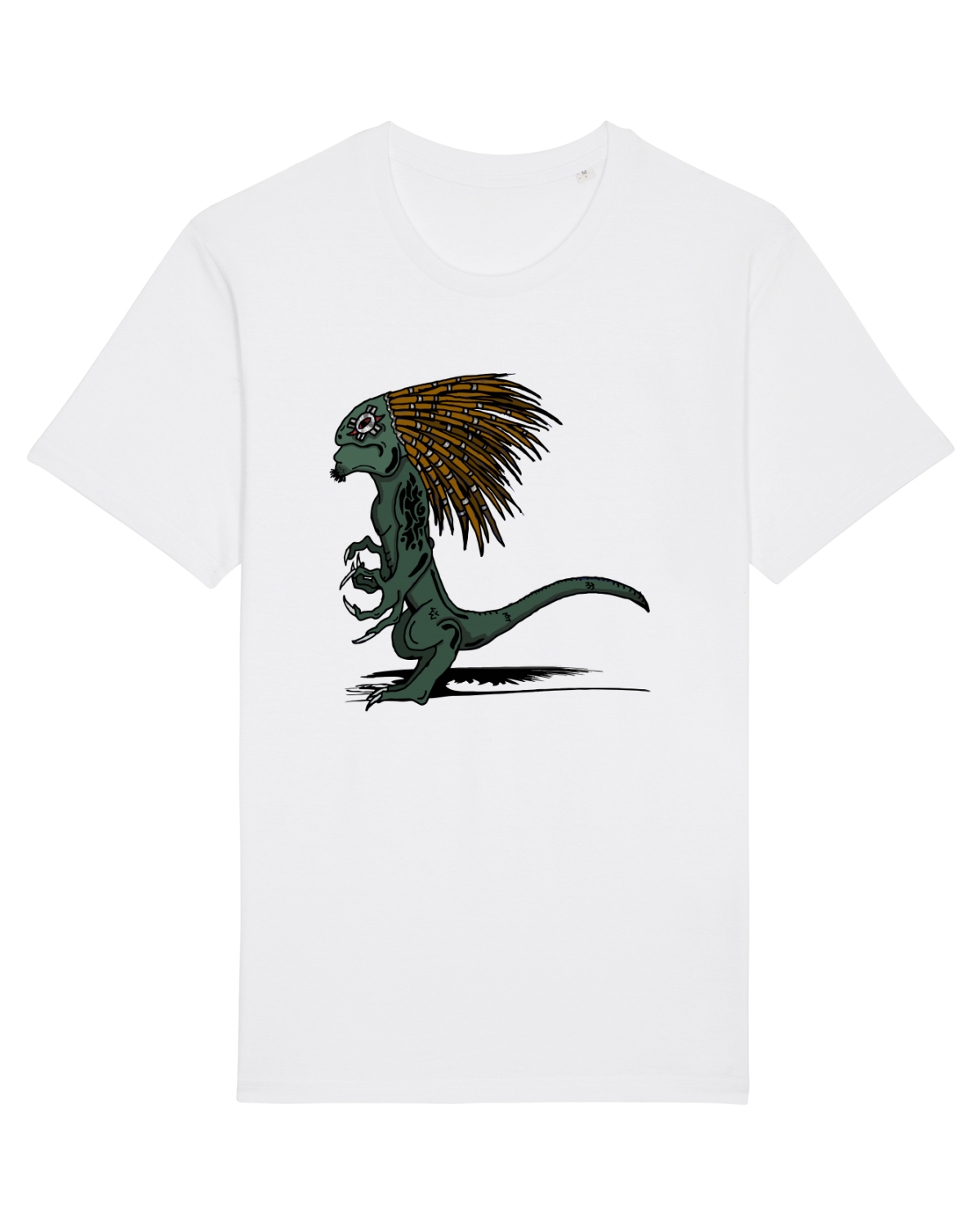 Tricou mânecă scurtă Unisex Rocker White