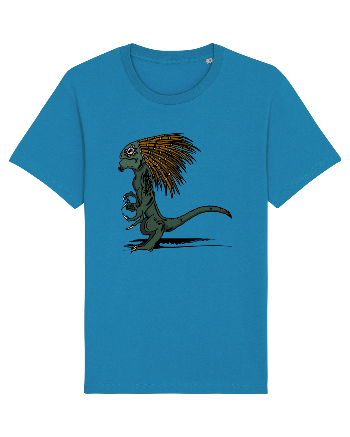 Tricou mânecă scurtă Unisex Rocker Azur