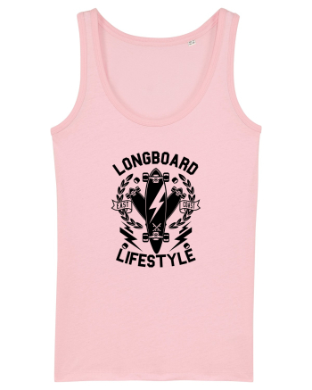 Longboard Lifestyle Black Cotton Pink