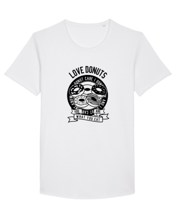 Love Donuts Black White