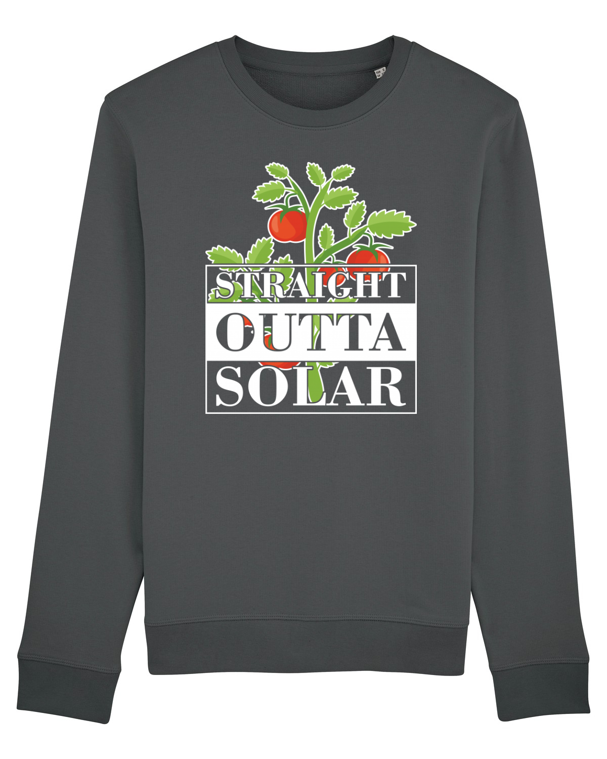 Bluză mânecă lungă Unisex Rise Anthracite
