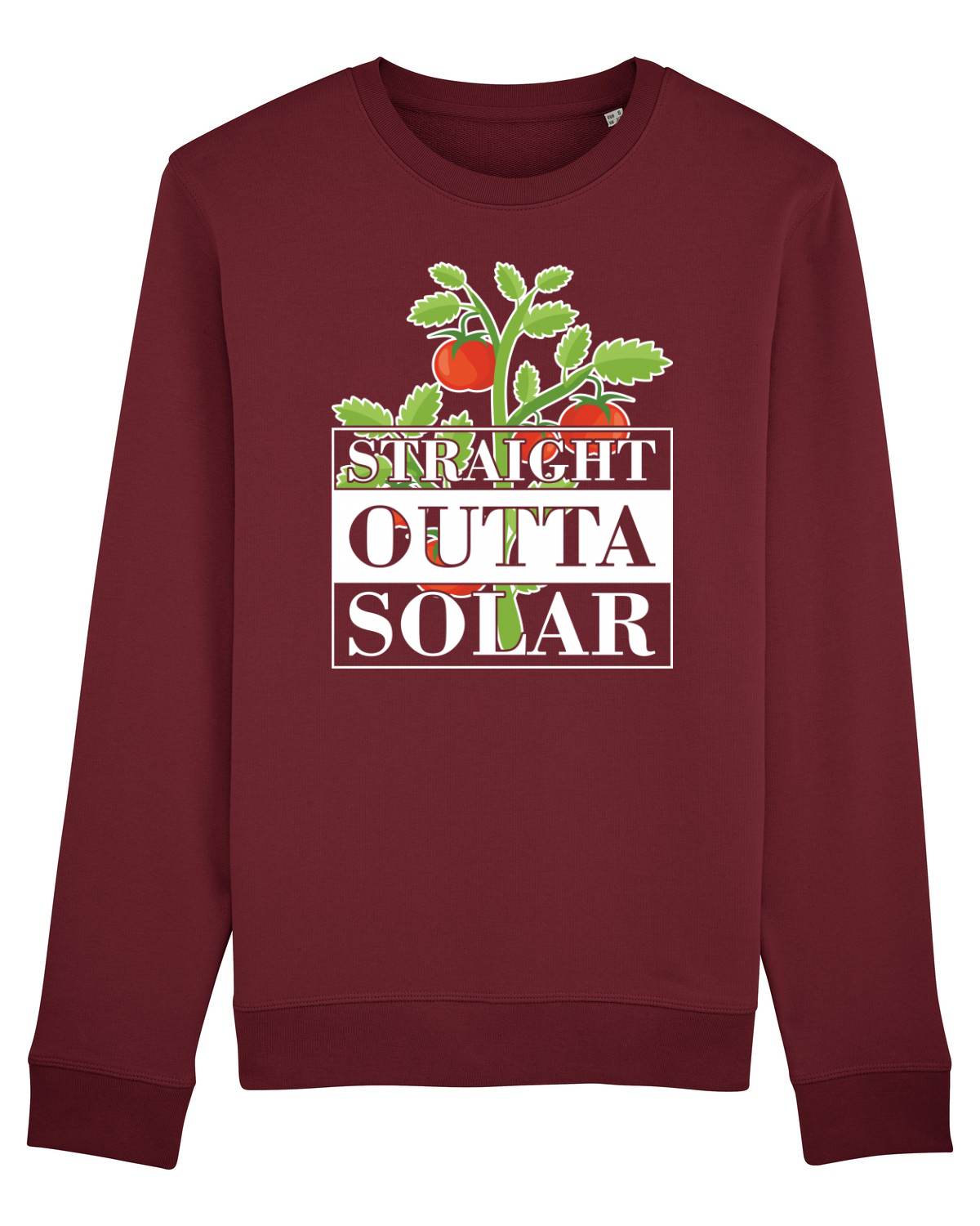 Bluză mânecă lungă Unisex Rise Burgundy