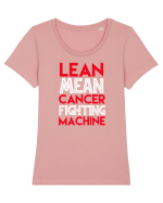 CANCER FIGHTING Tricou mânecă scurtă guler larg fitted Damă Expresser