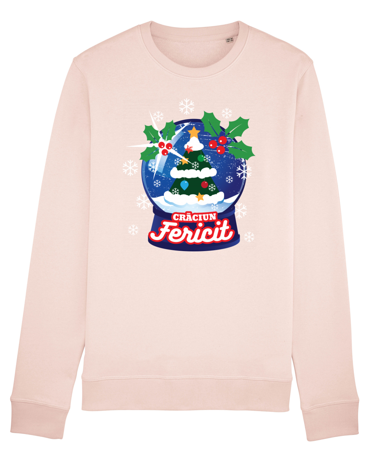 Bluză mânecă lungă Unisex Rise Candy Pink