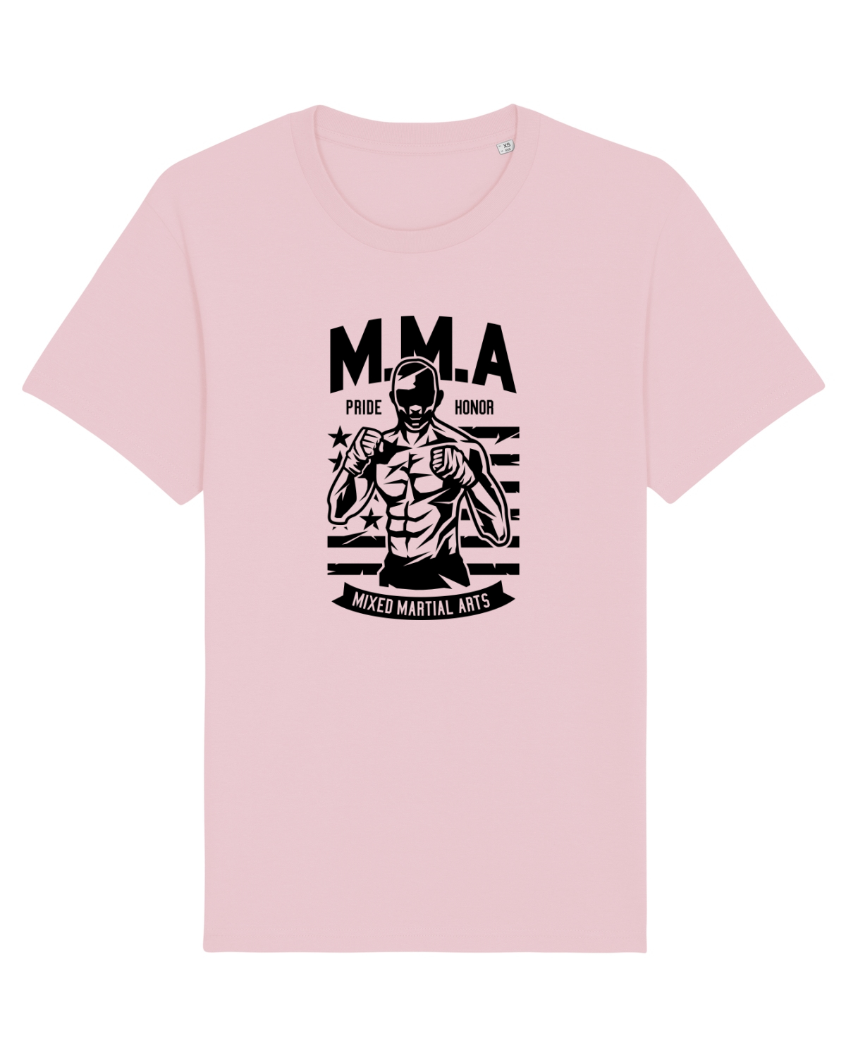 Tricou mânecă scurtă Unisex Rocker Cotton Pink
