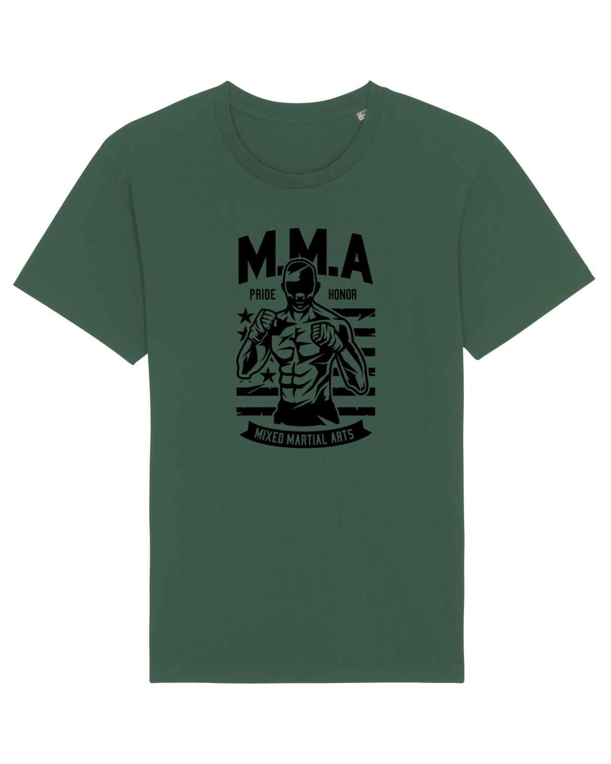 Tricou mânecă scurtă Unisex Rocker Bottle Green