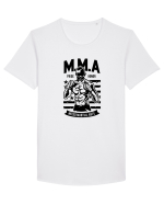 MMA Pride Fighter Black Tricou mânecă scurtă guler larg Bărbat Skater