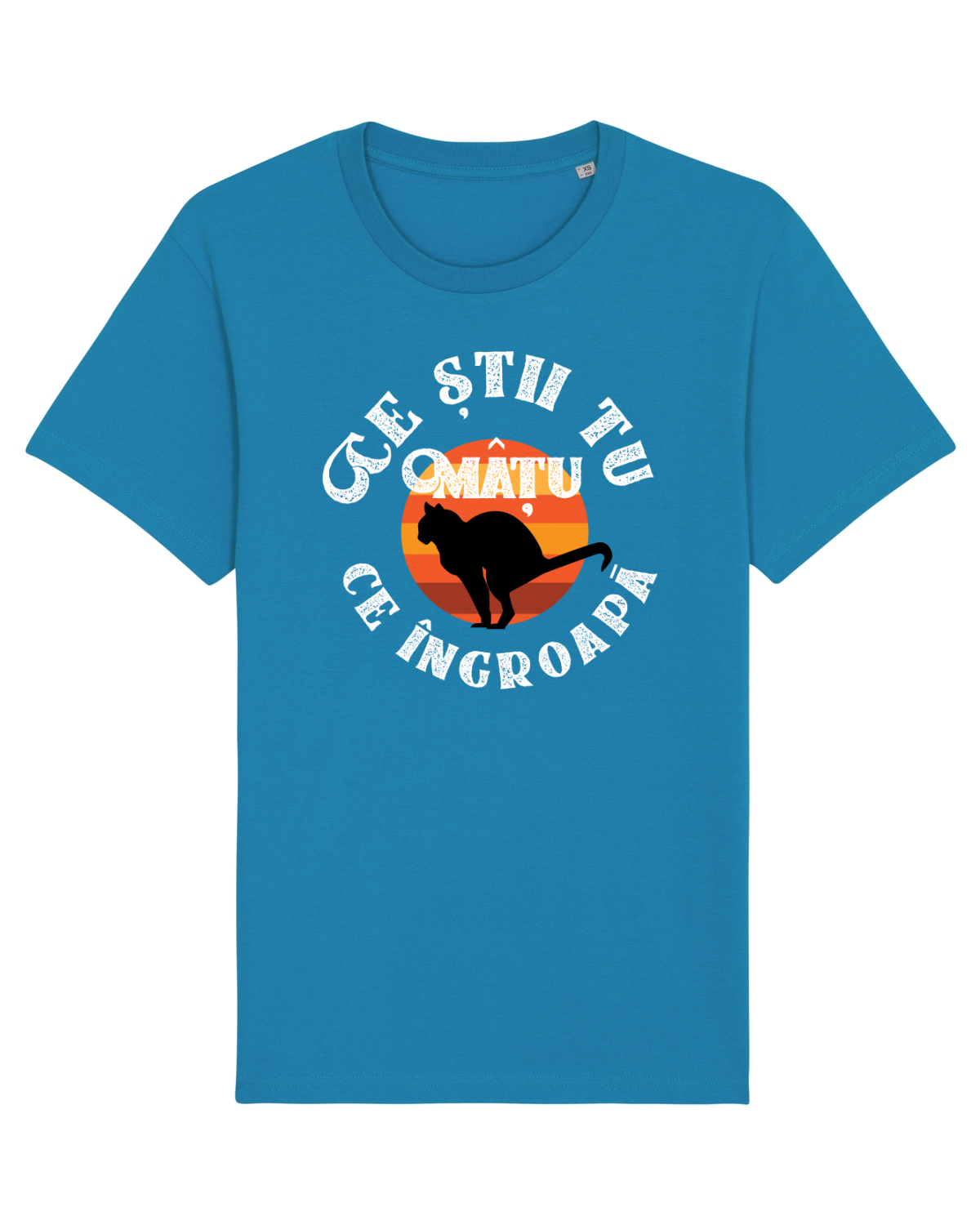 Tricou mânecă scurtă Unisex Rocker Azur