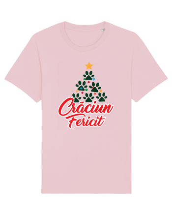 Crăciun fericit! -brad din labuțe  Cotton Pink