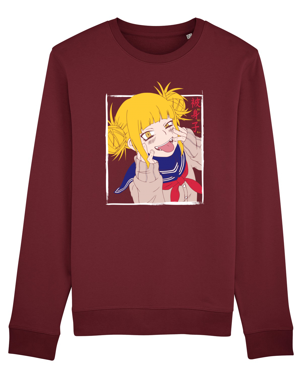 Bluză mânecă lungă Unisex Rise Burgundy