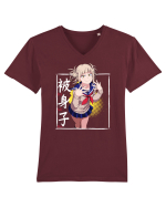 Himiko Toga MHA Tricou mânecă scurtă guler V Bărbat Presenter